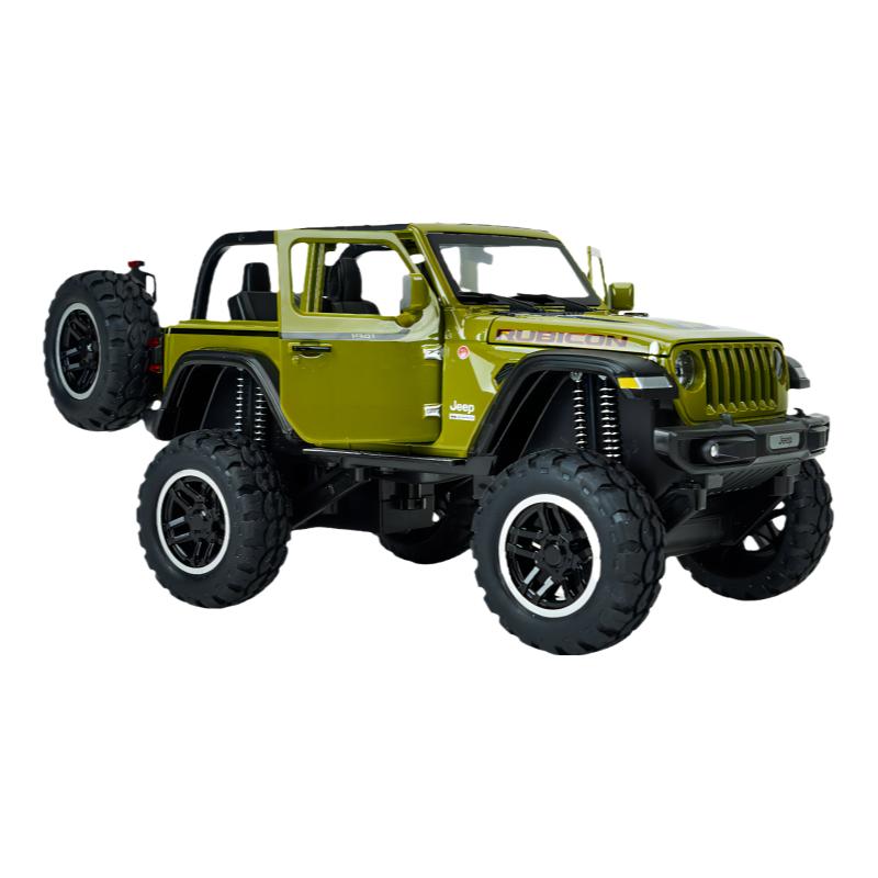 1:24牧马人车模仿真汽车模型合金吉普车JEEP儿童玩具车越野车男孩