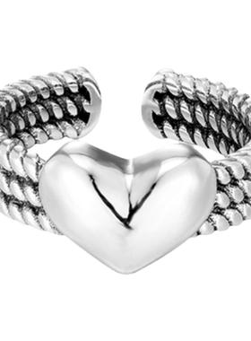 复古爱心戒指KREAM个性