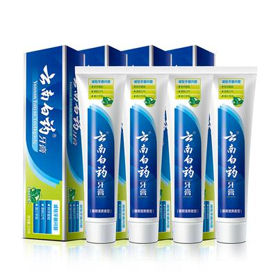 云南白药牙膏冰爽护龈210g*4支