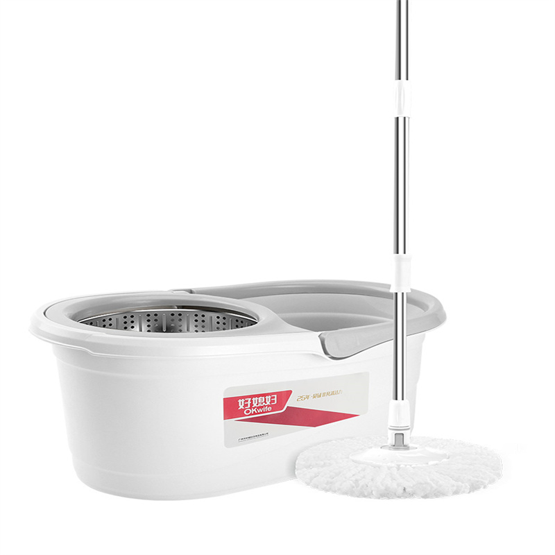 好媳妇免手洗懒人旋转拖把桶家用旋转式省力自动甩水拖把桶好神拖