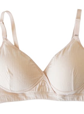 纯棉文胸无钢托产前产后脯乳大胸
