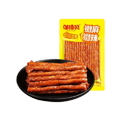 邬辣妈豆卷湖南微麻微辣辣条