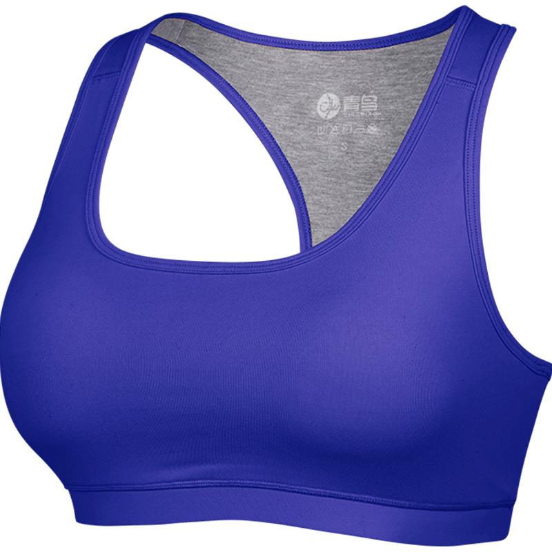 青鸟瑜伽服运动内衣防震聚拢无钢圈收副乳防下垂美背健身初心抹胸