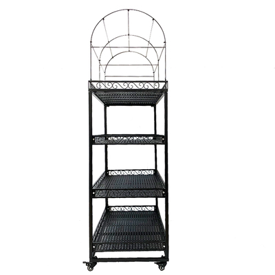 多肉花架狸蜂铁艺可移动多层补光