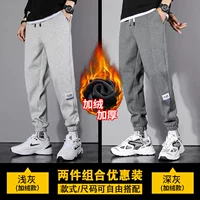 Светло -серый плюс бархат+глубокий серый плюс бархат (две части)