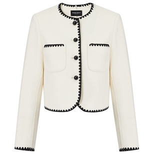 【折扣新降】【100绵羊毛】仿佛冬季短外套女羊毛小香风小个子