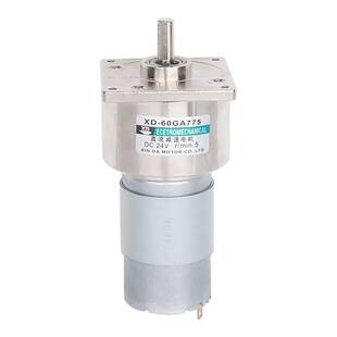 775直流减速电机12V24V微型低速慢速小马达35W大扭力有刷调速电u.
