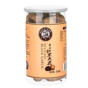 华字号发酵黑蒜头即食独头黑蒜特级黑蒜旗舰店山东金乡黑大蒜煲汤