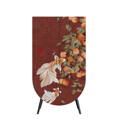 法式复古衣柜彩绘高级环保实木款