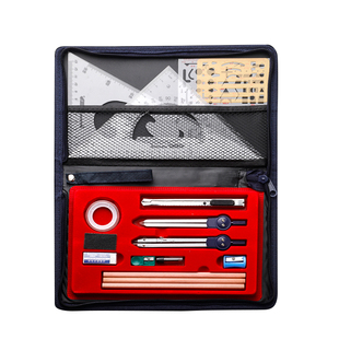 机械制图绘图工具画图套装专业绘图包作图尺子圆规做图仪器建筑工程化工尺规大学生工图cad土木工程工科专用