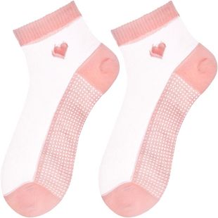 短丝袜女袜短款夏季薄款玻璃丝袜网红女袜夏天超薄船袜子短袜夏款