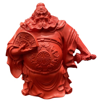 朱砂红砂手把件霸气纳福钟馗摆件