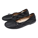 CHU楚妞TR同源软糯羊皮圆头浅口平底芭蕾鞋春季新款奶奶鞋单鞋子