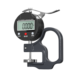 德国测厚仪高精度大平头千分尺薄膜海绵纸张厚度测量数显电子卡尺