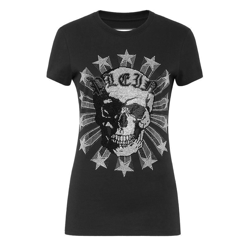 PHILIPP PLEIN 女士Sexy Pure骷髅图案T恤