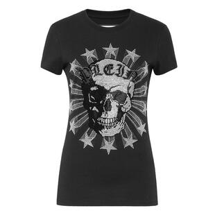 PHILIPP PLEIN 女士Sexy Pure骷髅图案T恤