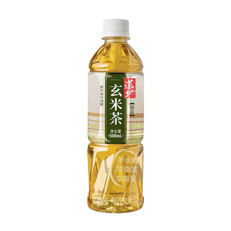 道地玄米绿茶无糖植物茶饮料瓶装