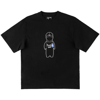 Lee商场同款圆领简约字母印花Logo日常男短袖T恤休闲潮流LMT00