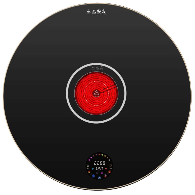 2500W暖菜板自动旋转+4分区+语音
