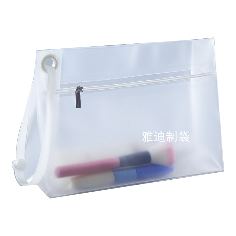 透明化妆品包女便携印小号防水