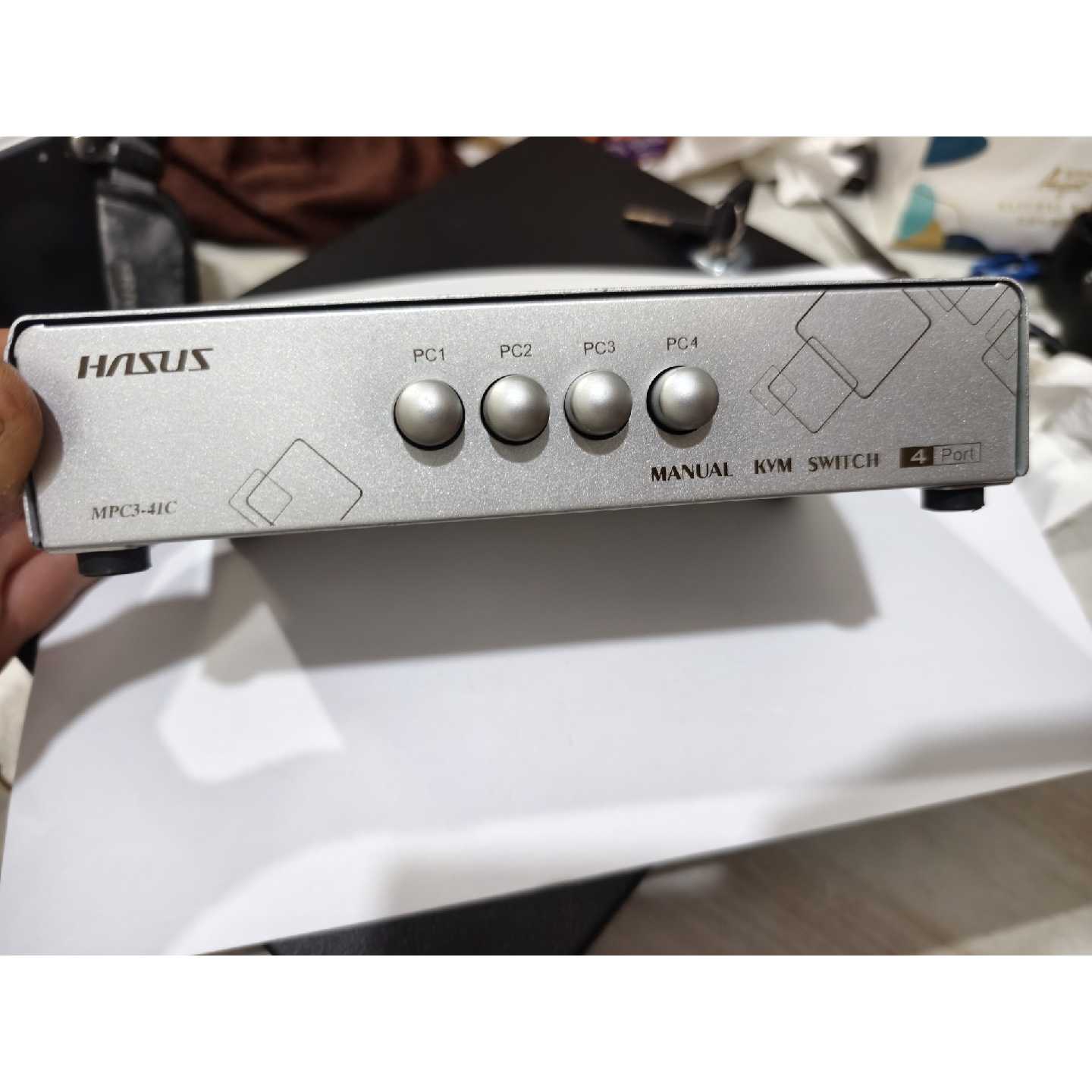 询价HASUS海硕MPC3-4IC四口手动KVM切换器，VGA接