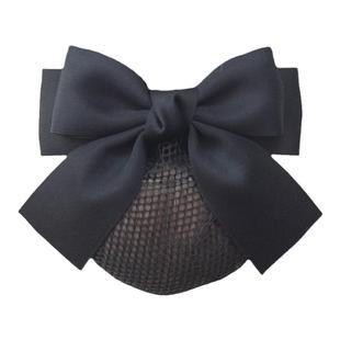 头花女职业护士发网蝴蝶结银行空姐酒店工作盘发网兜头饰发饰头发