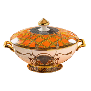 康普诗 奔腾年代 单品饭碗家用碗盘子面碗汤碗大碗高档骨碟景德镇