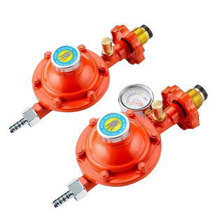 新国标商用1.2L大流量减压阀液化气煤气灶阀门安全防爆漏气自锁阀