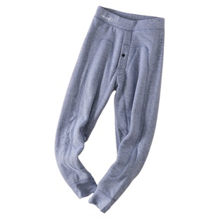 陆陆福儿童双层保暖护膝裤石墨烯鹅绒男童加厚棉裤冬季女童打底裤