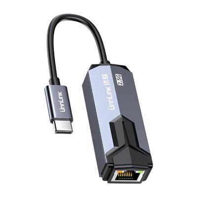 优联2.5g网卡带PD快充USB3.0网线转接口2500M高速typec有线rj45转换器适用MacBookProM4笔记本NAS台式机电脑