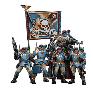 JOYTYO暗源战锤40K星界军风暴忠嗣指挥小队1：18可动兵人模玩手办