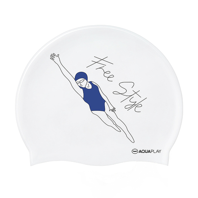 AquaPlay安泊来女生硅胶泳帽加大