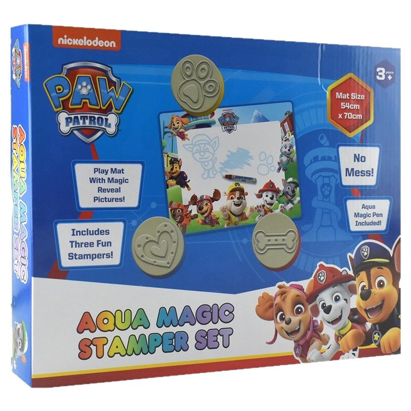 Paw Patrol Aqua Magic Stamper Set 汪汪队立大功 水魔法印章套装 儿童艺术启蒙 英文原版进口图书