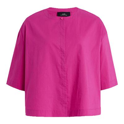 【天猫臻选】AUM噢姆夏季通勤休闲圆领短袖大廓形宽松套头上衣女