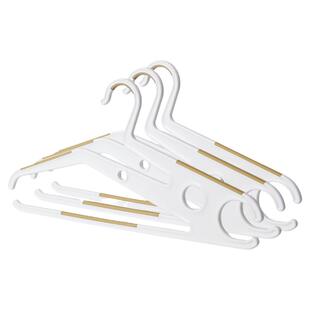 日本aisen专利女士衣架38cm护领防滑无痕裤架挂衣裙通用短颈衣撑