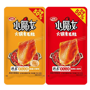 卫龙小魔女素毛肚魔芋爽麻酱香辣火锅味辣条追剧解馋零食休闲食品