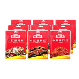 田野泉小缸酱菜黄瓜/芥丝//港椒/瓶装下饭凉拌东北酱腌咸菜什锦菜