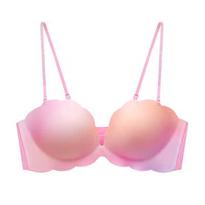 兰卓丽小胸显大聚拢内衣女细肩带