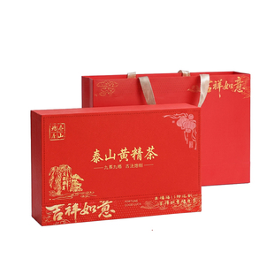 无恙堂泰山黄精丝茶吉祥如意礼盒九蒸九晒古法炮制泰山特产送礼