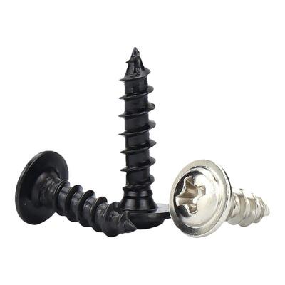 可开专票】加硬圆头带垫自攻螺丝