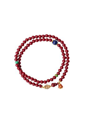 新中式朱砂葫芦福袋福禄项链手串