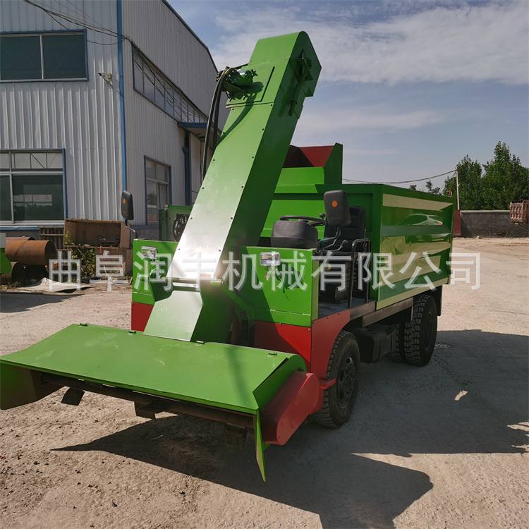养殖场铲粪便运输车液压自卸四轮清粪车青海牛场牛圈三轮清扫车