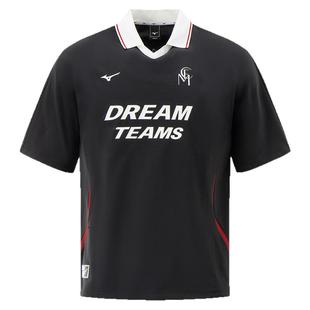 Mizuno美津浓短袖T恤透气足球衫个性POLO衫