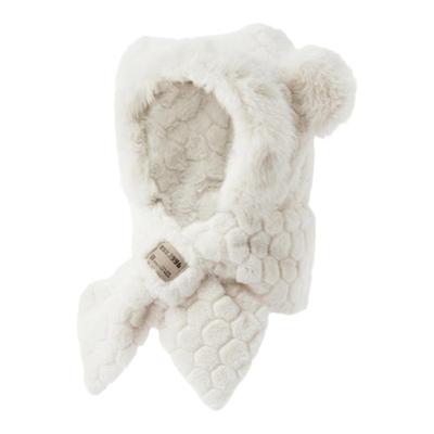 森马帽子可爱小熊围巾帽子一体