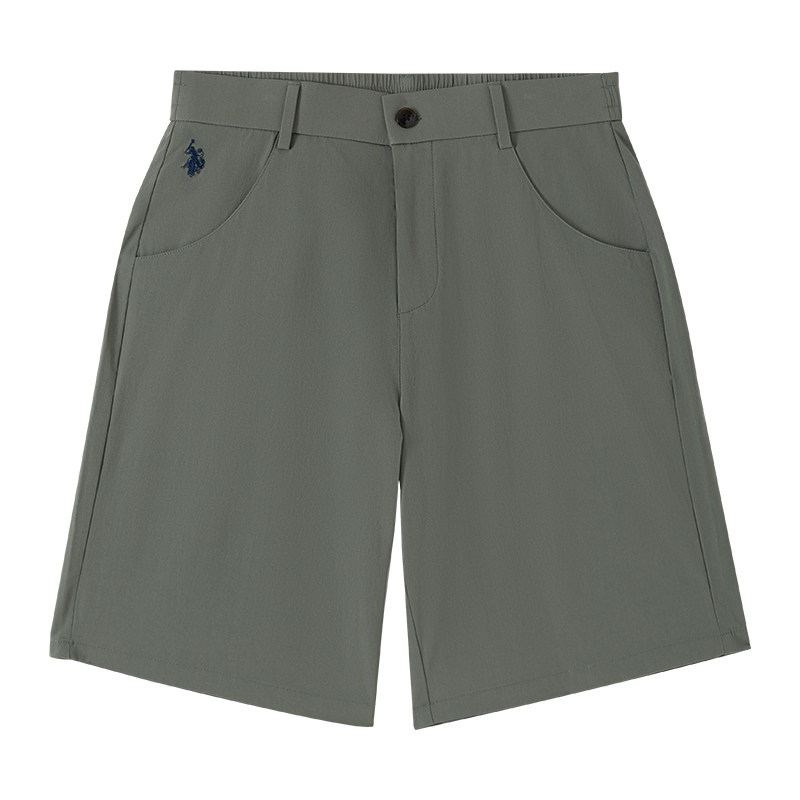 U.S. POLO ASSN.男士休闲西装短裤五分裤直筒裤时尚百搭下装