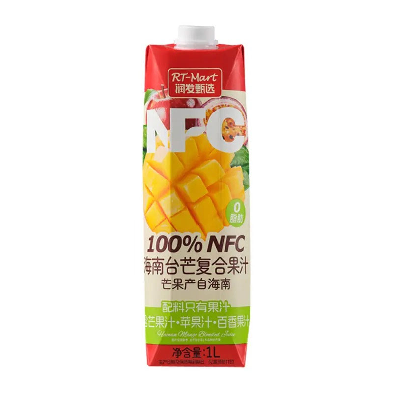 大润发甄选NFC果汁饮料1L
