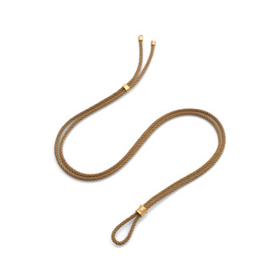 【供应金店的品质】君佩同款挂绳传承黄金葫芦的棕色挂绳男女通用
