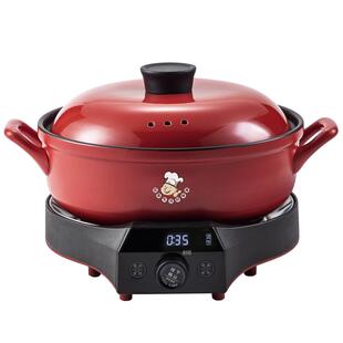陶瓷电火锅鸳鸯新款快速多功能养生全自动砂锅煲汤煮饭家用插电