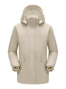 骆驼女装休闲外套2024冬季新款暴雨级防水防风保暖棉衣宽松夹克衫
