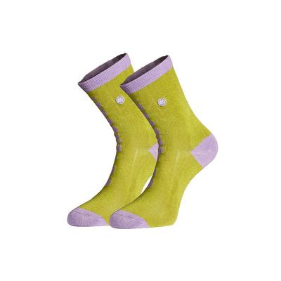 JSC女中筒字母撞色运动袜